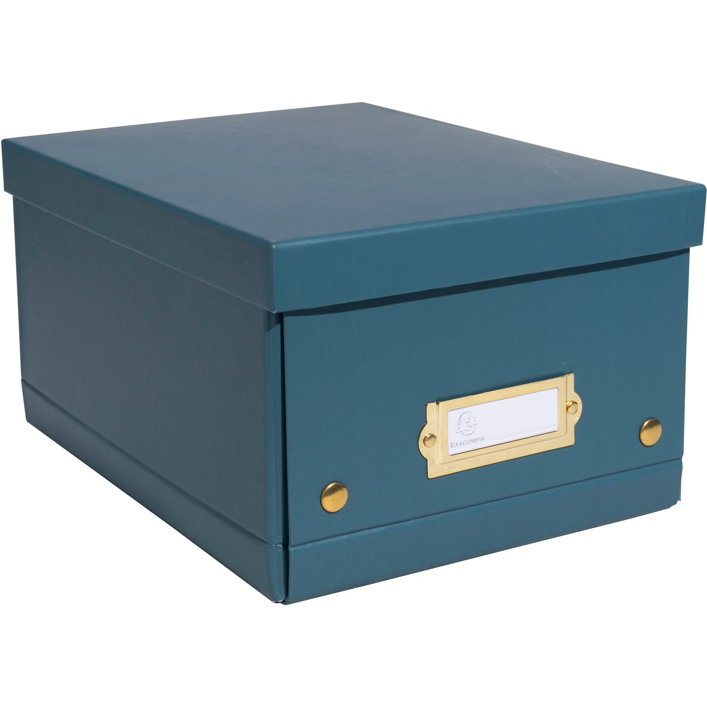 EXACOMPTA Aufbewahrungsbox Neo Deco A5+ 62253E entenblau 20x26x15cm Idealshop