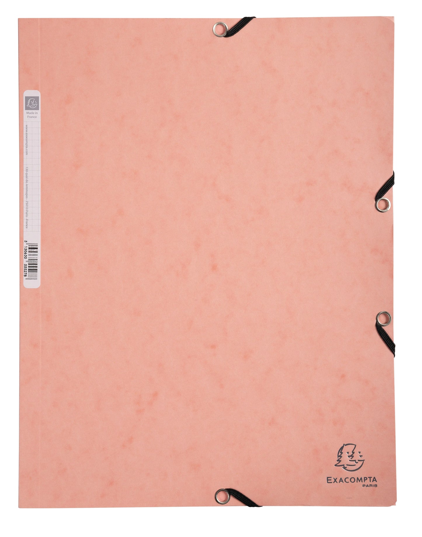 EXACOMPTA Gummibandmappe Aquarel A4 55527E korallenrot Idealshop