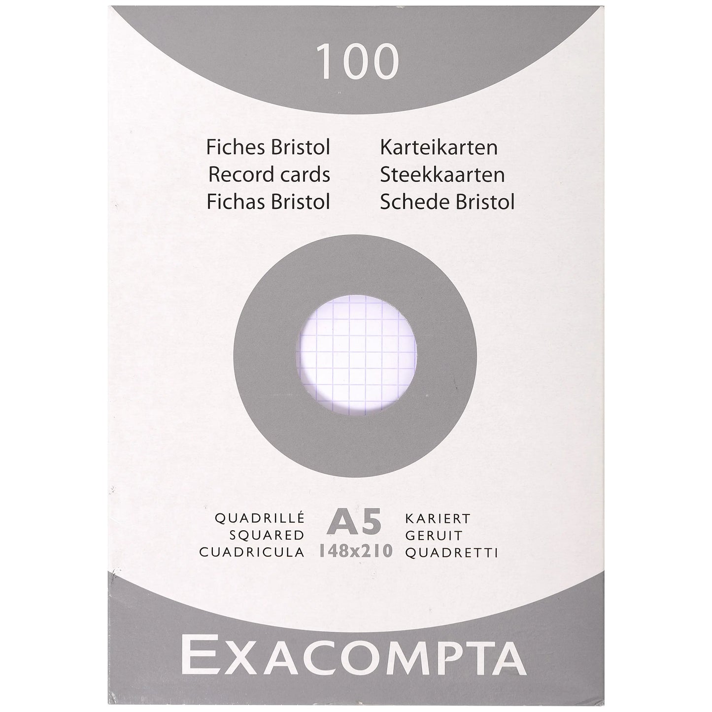 EXACOMPTA Karteikarten kariert 5mm A5 Idealshop
