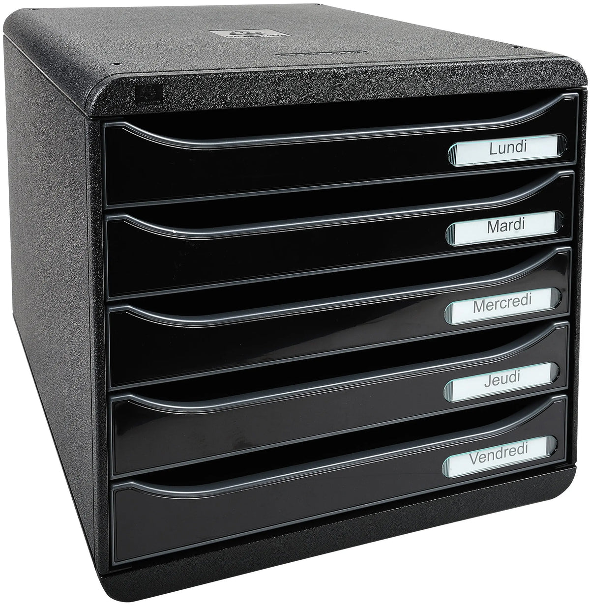 EXACOMPTA Schubladenbox 3097214D BIG-BOX,5 Schubladen,schwarz Idealshop