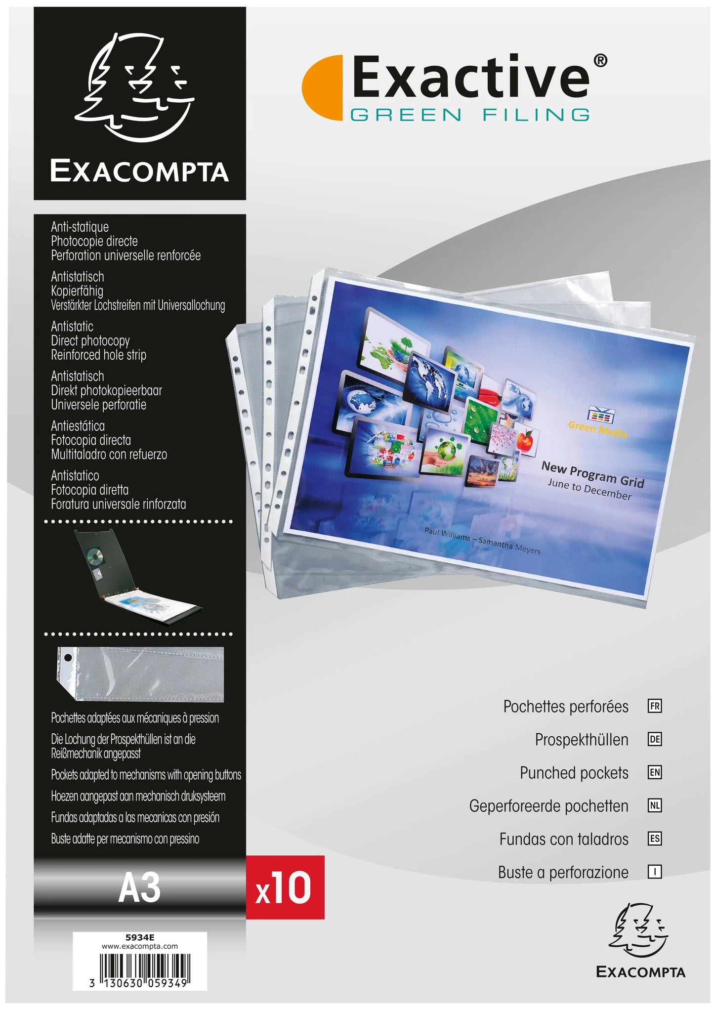 EXACOMPTA Zeigetaschen, glatt A3 Idealshop