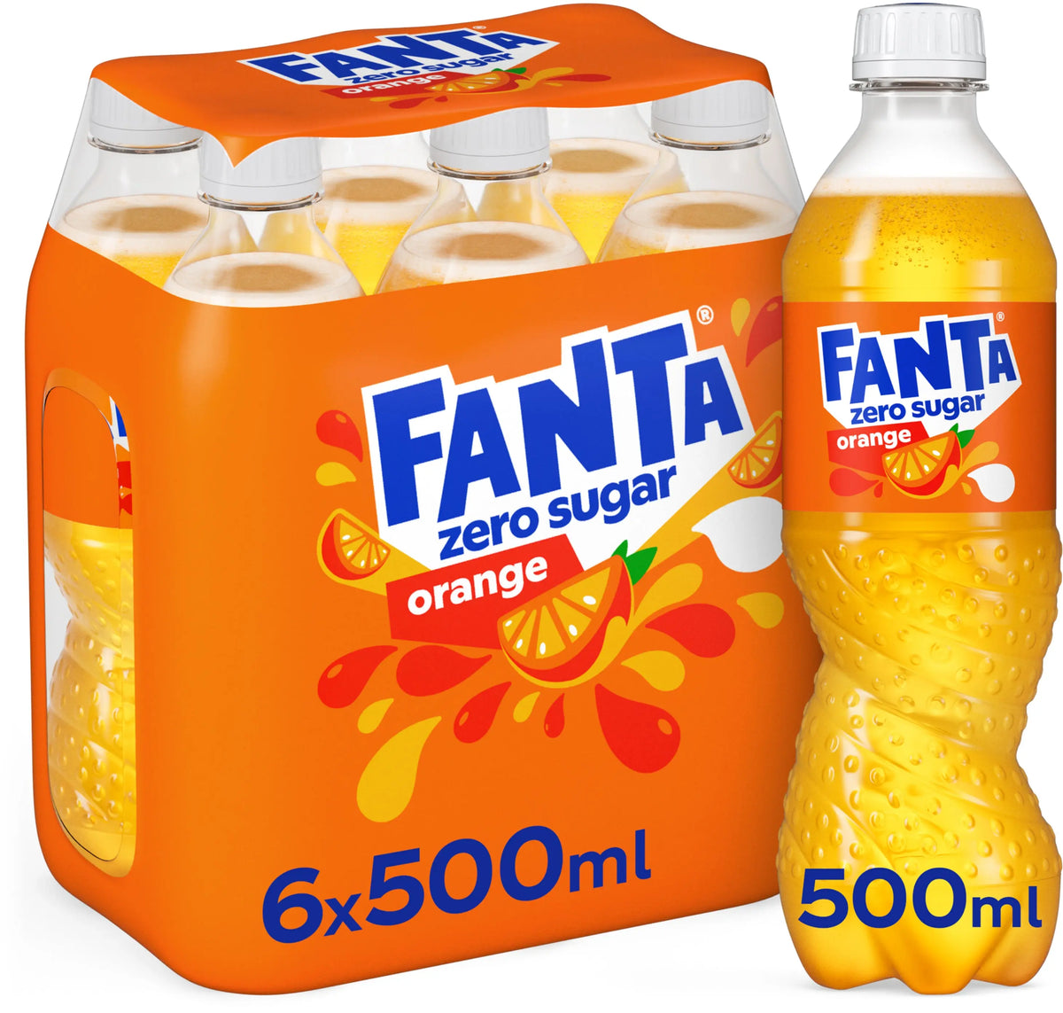 FANTA Orange Zero 607801 50cl, 6 Stk. Idealshop