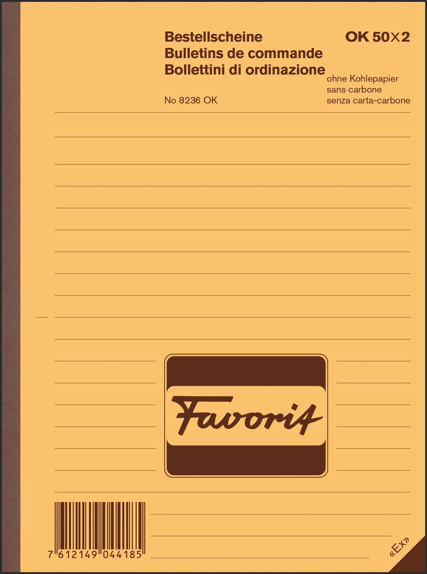 FAVORIT Bestellscheine D/F/I A5 Idealshop