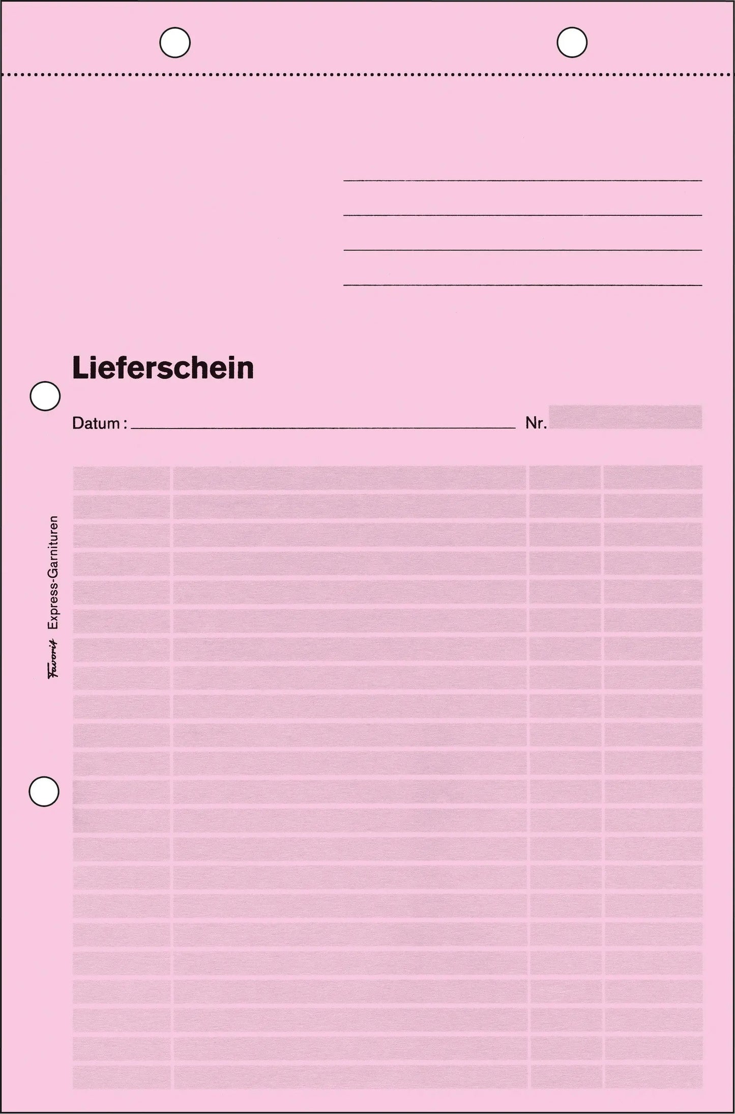 FAVORIT Lieferscheine Express A5 Idealshop