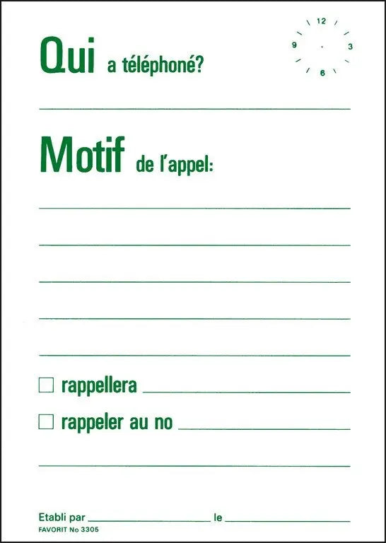 FAVORIT Mitteilungsblock A6 3305 weiss 60 Blatt Idealshop