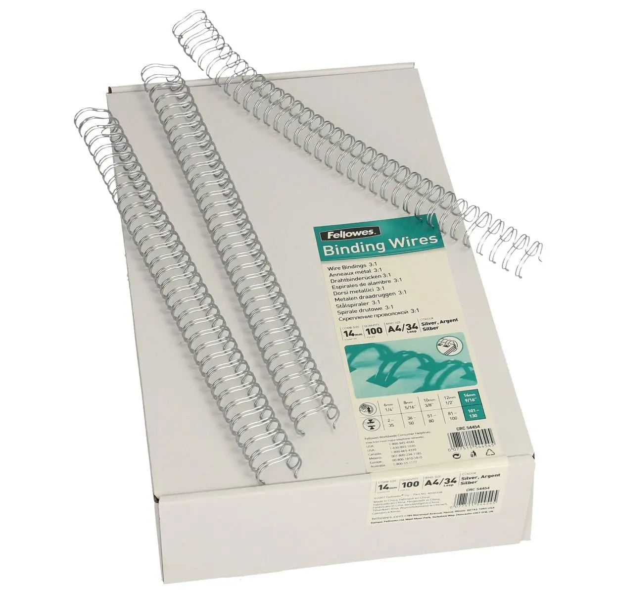 FELLOWES Drahtbinderücken 14mm Idealshop