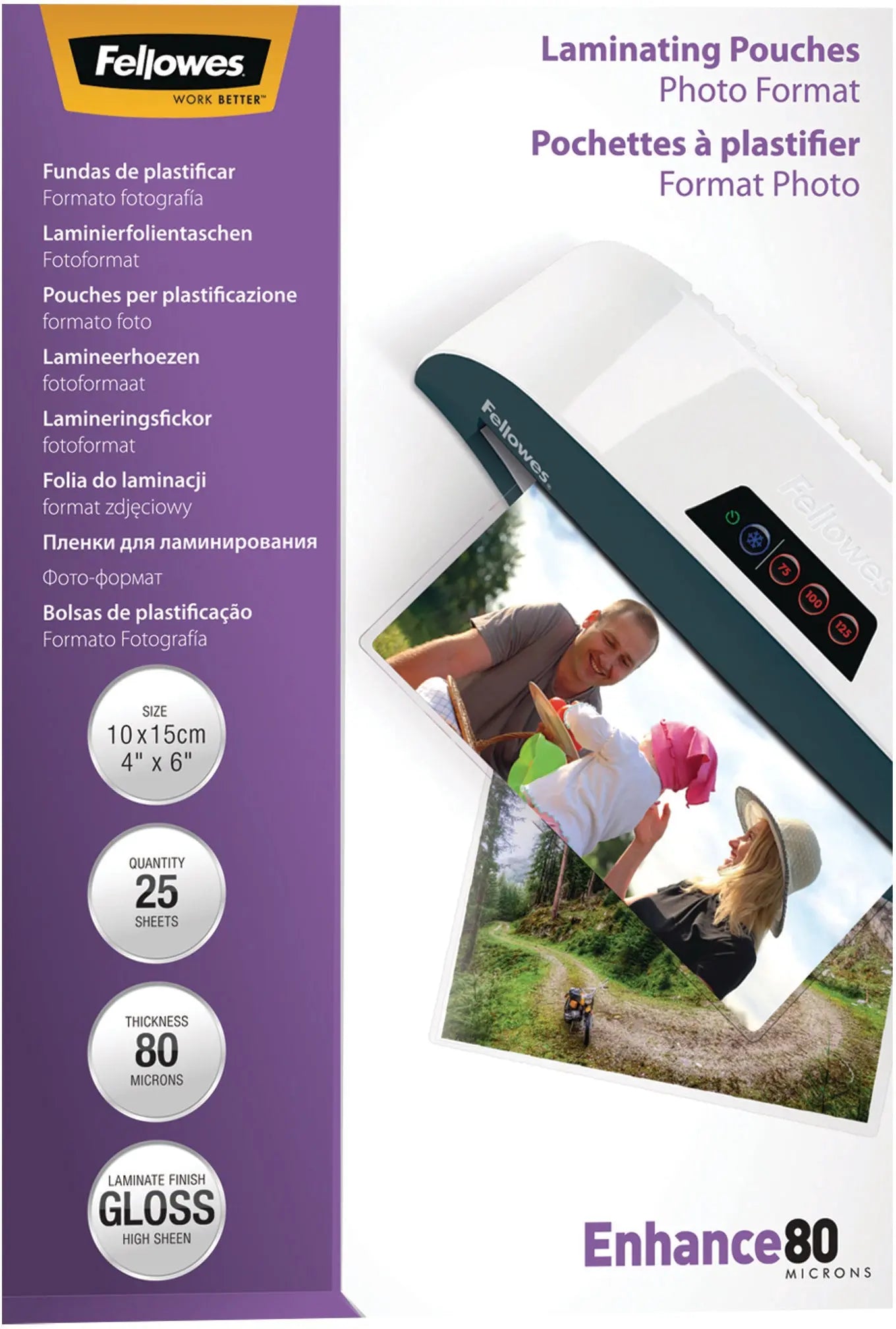 FELLOWES Laminiertasche 10x15cm Idealshop