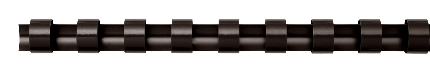 FELLOWES Plastikbinderücken 32mm 5349302 schwarz, oval 50 Stück Idealshop