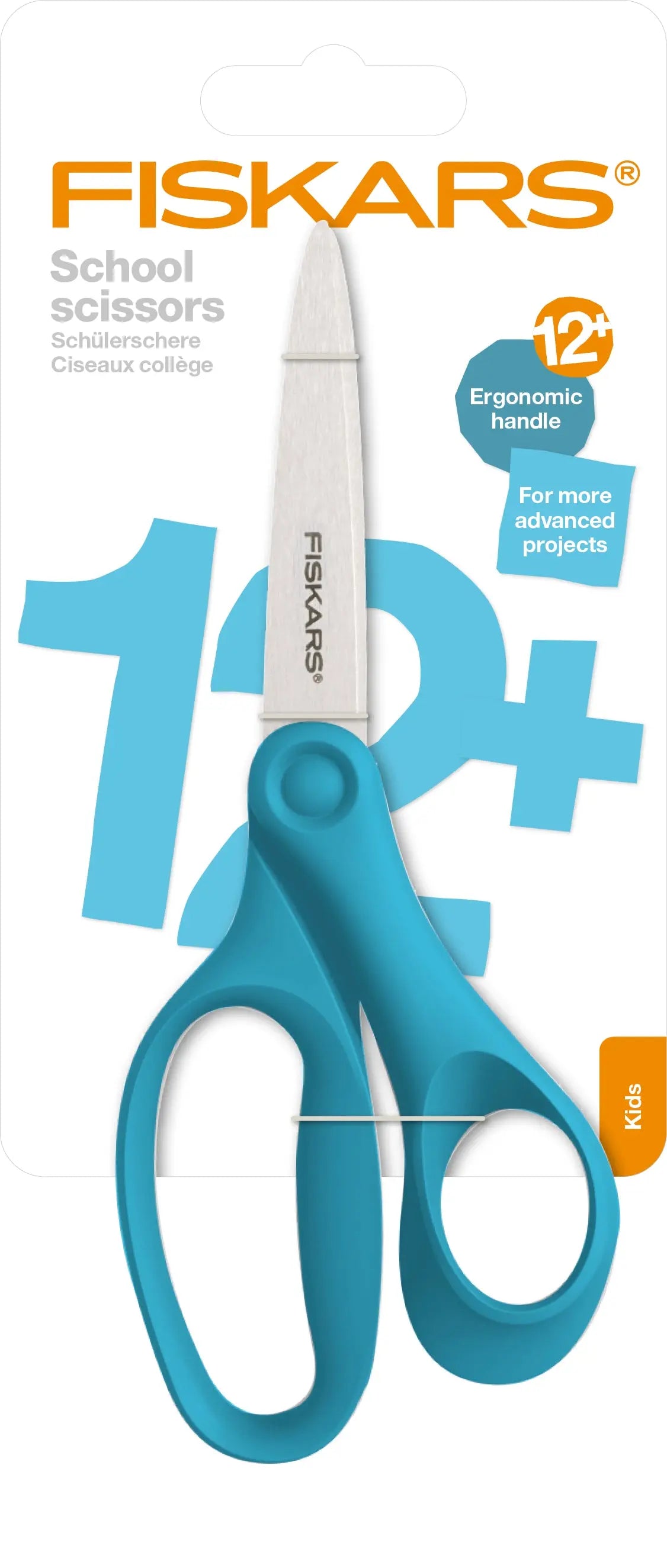 FISKARS Schulschere 18cm 1067855 türkis, Rechtshänder Idealshop