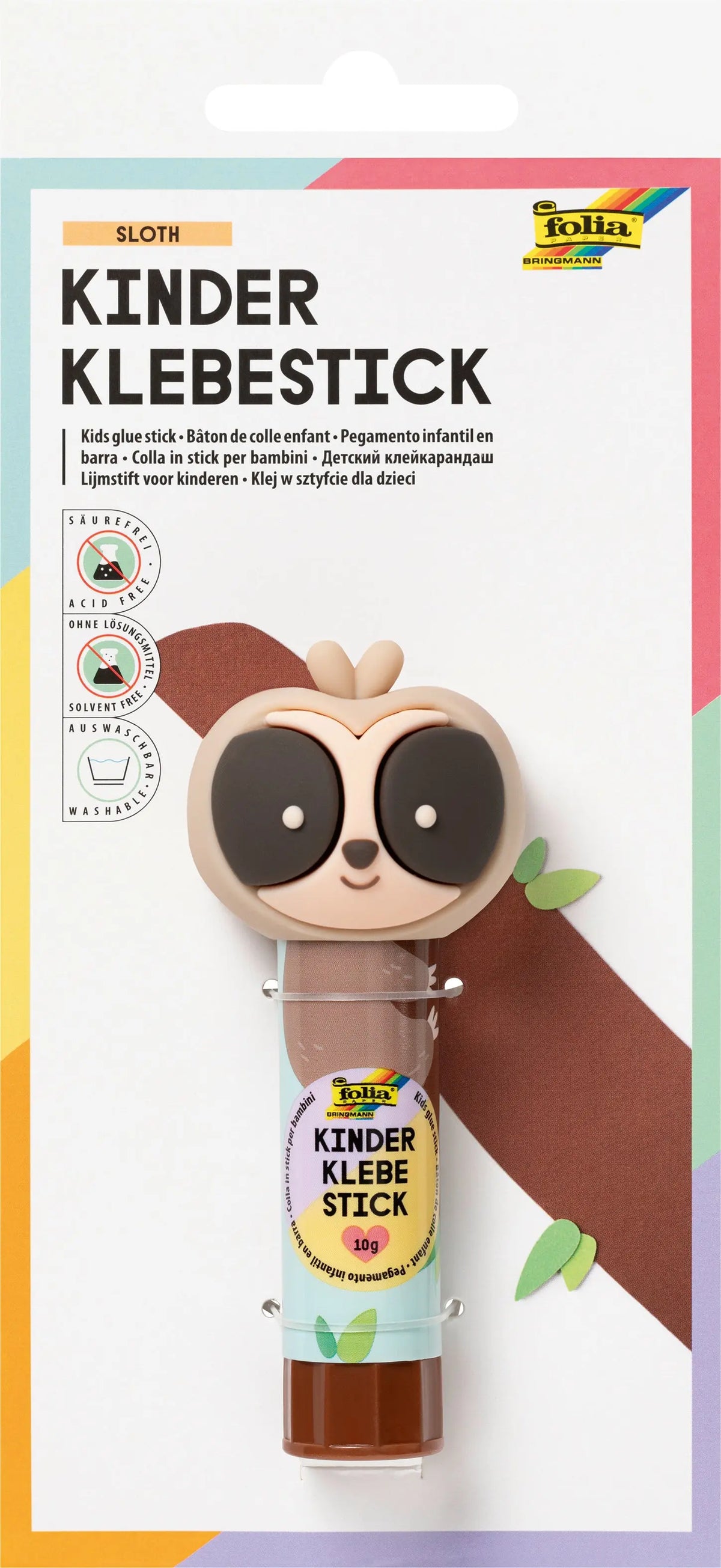 FOLIA Klebestift 10g 2413 Kids Sloth Idealshop