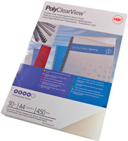 GBC Folie PP 0,35mm A4 IB387166 transparent 100 Stück Idealshop