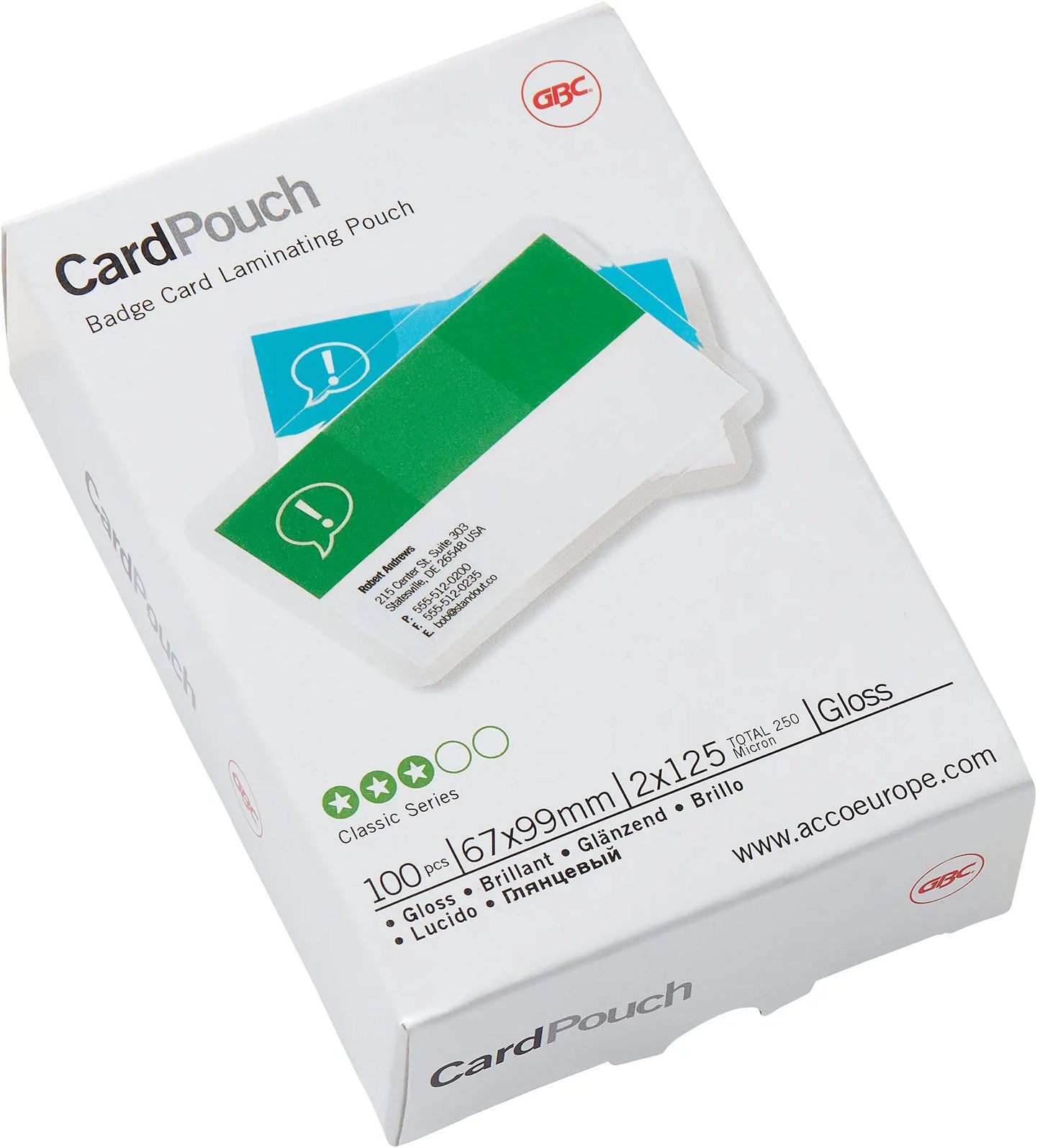 GBC Laminiertasche 60x99mm Idealshop