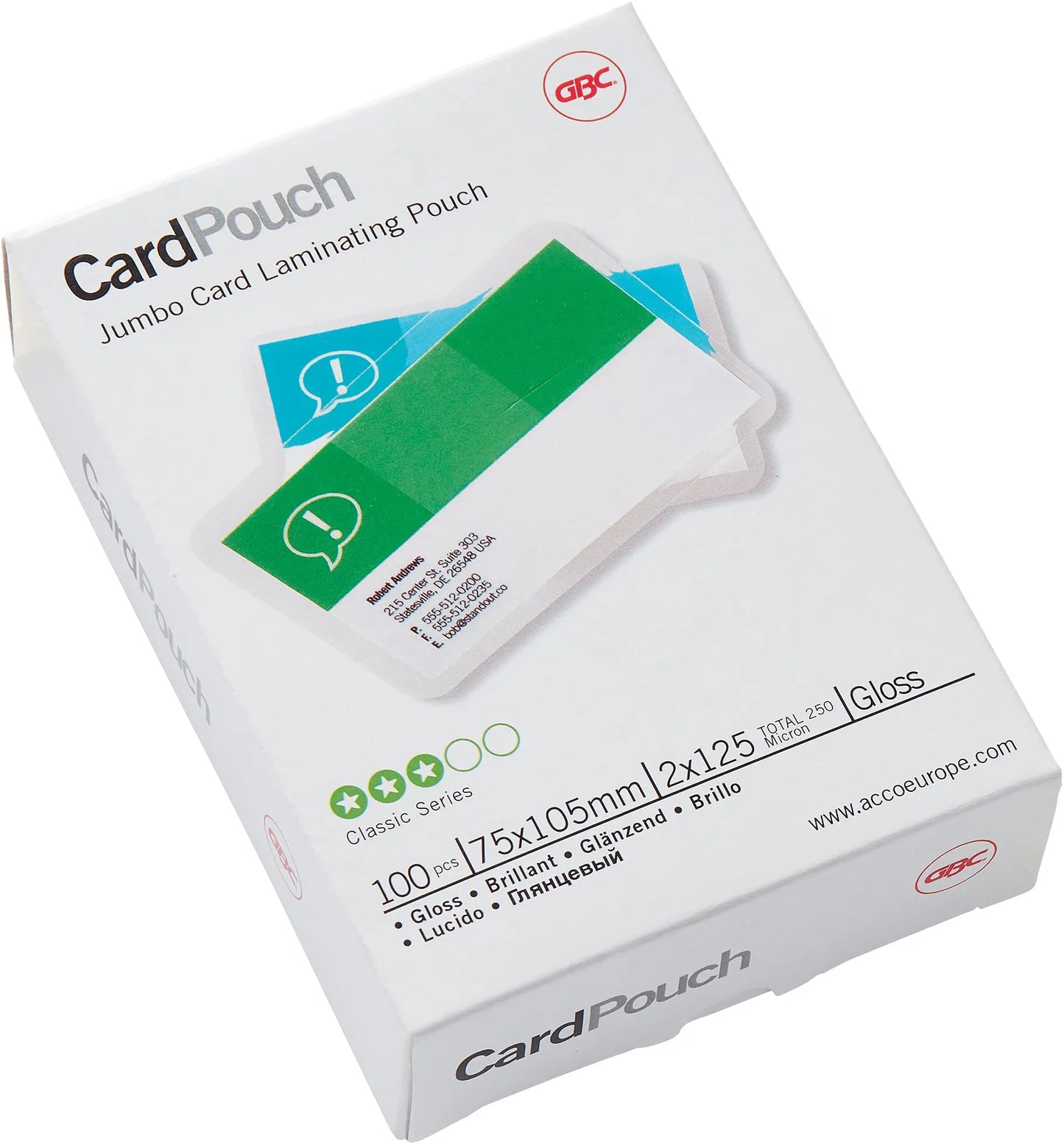 GBC Laminiertasche 75×105mm Idealshop