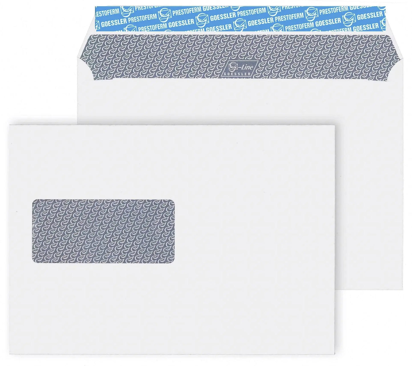 GOESSLER Couvert G-Line m/Fenster C5 2063 100g, weiss 500 Stück Idealshop