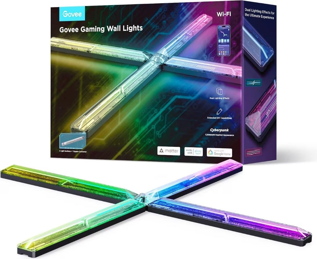 GOVEE Gaming Wandleuchte 4 Stück Idealshop