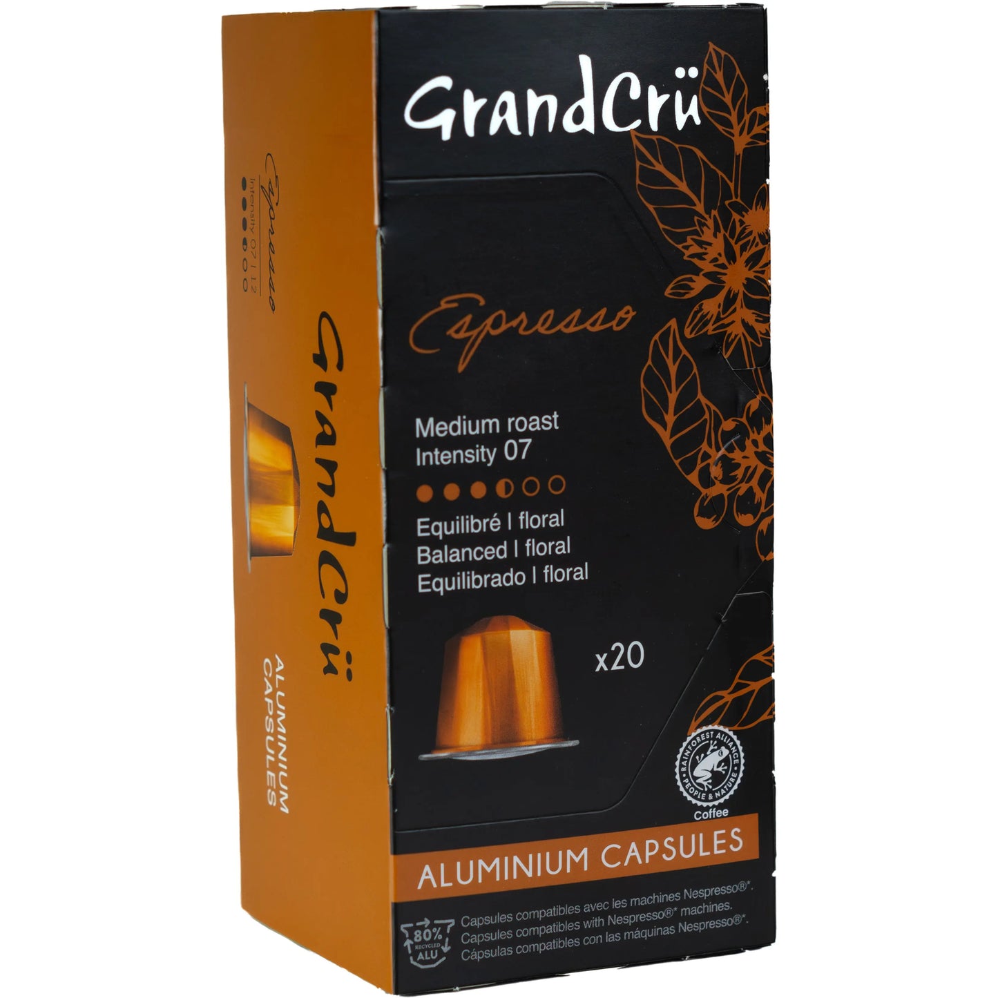 GRAND CRÜ Kaffeekapseln 10.01938 Espresso 20 Stk. Idealshop