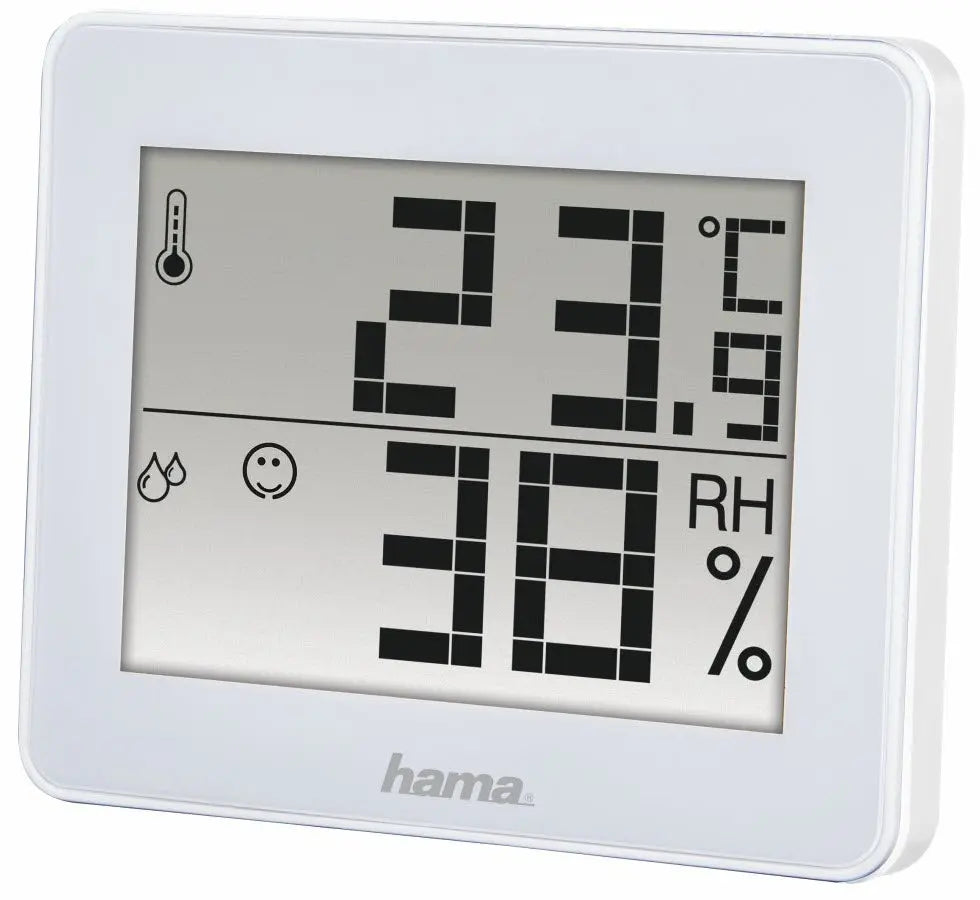 HAMA Thermo-/Hygrometer 186360 TH-130 weiss Idealshop
