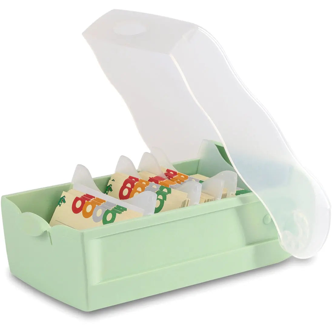 HAN Karteibox Croco A8 998-805 pastellgrün 9.7x6.7x19.1cm Idealshop