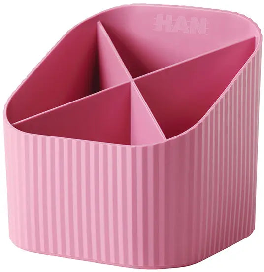 HAN Stifteköcher Re-LOOP 2.74 pink 4 Fächer Idealshop