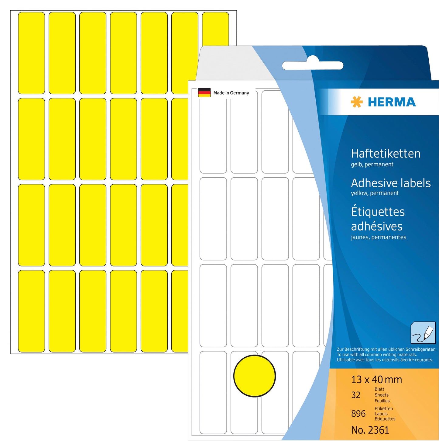 HERMA Haftetiketten 13x40mm Idealshop