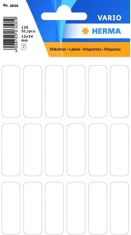 HERMA Etiketten 12×34mm Idealshop