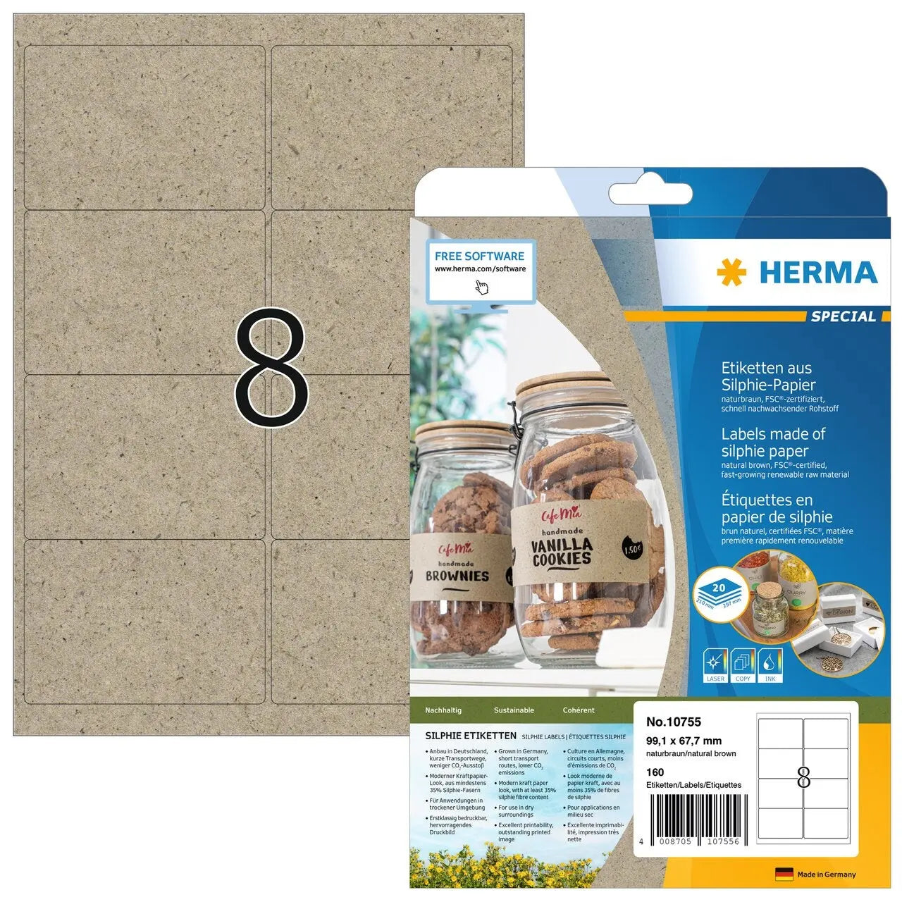 HERMA     Etiketten       99,1 x 67,7 mm Idealshop