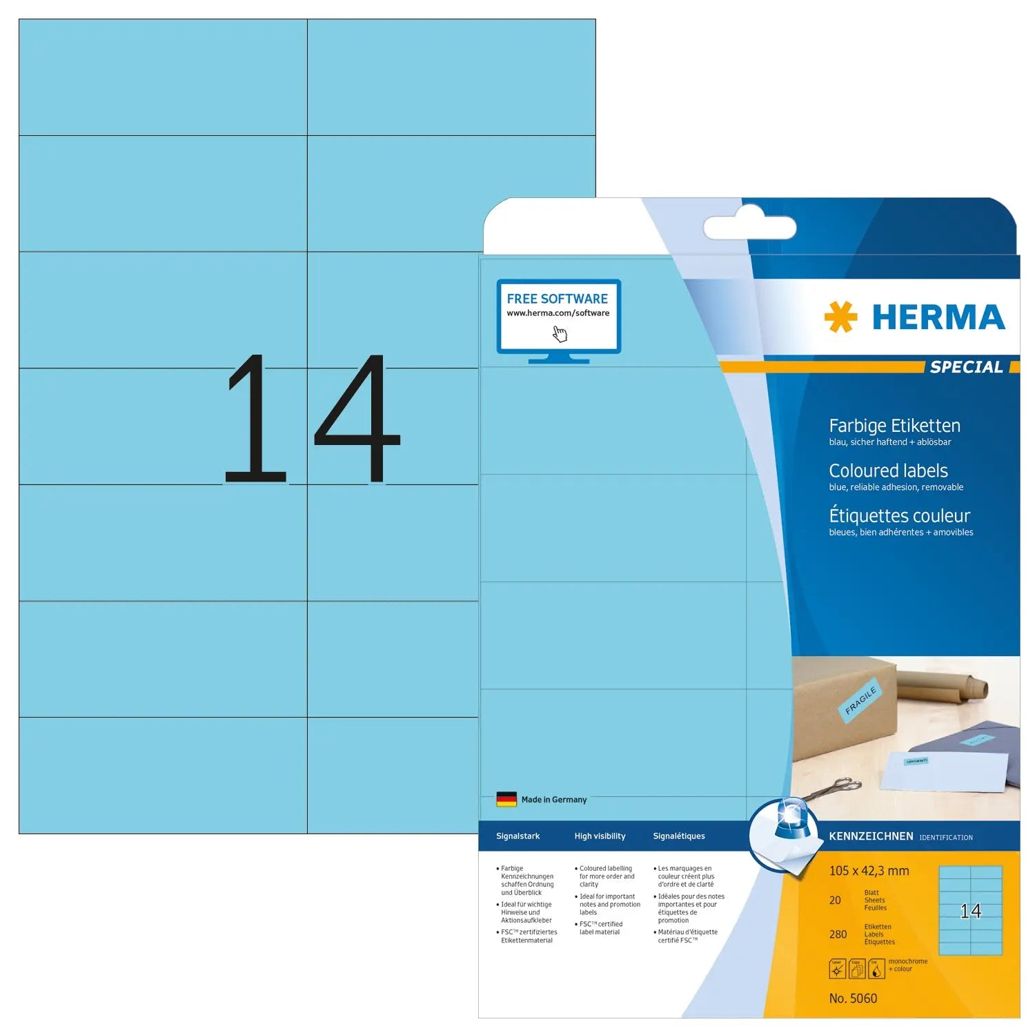 HERMA     Etiketten Special   105x42,3mm Idealshop