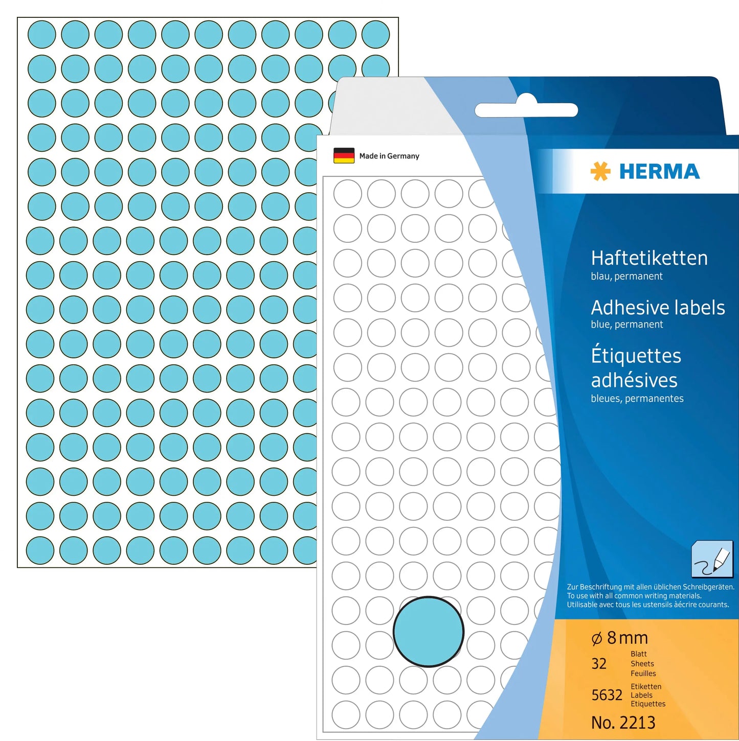 HERMA Etiketten rund 8mm Idealshop