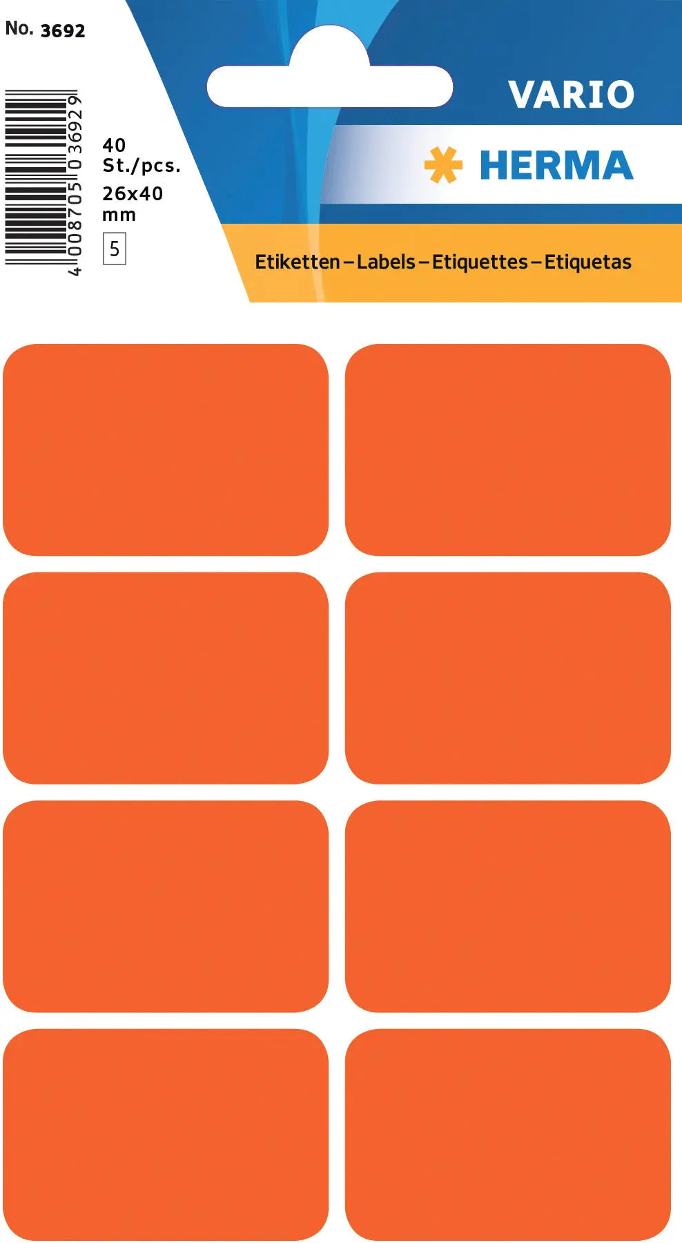 HERMA Haftetiketten Vario 25×40mm Idealshop