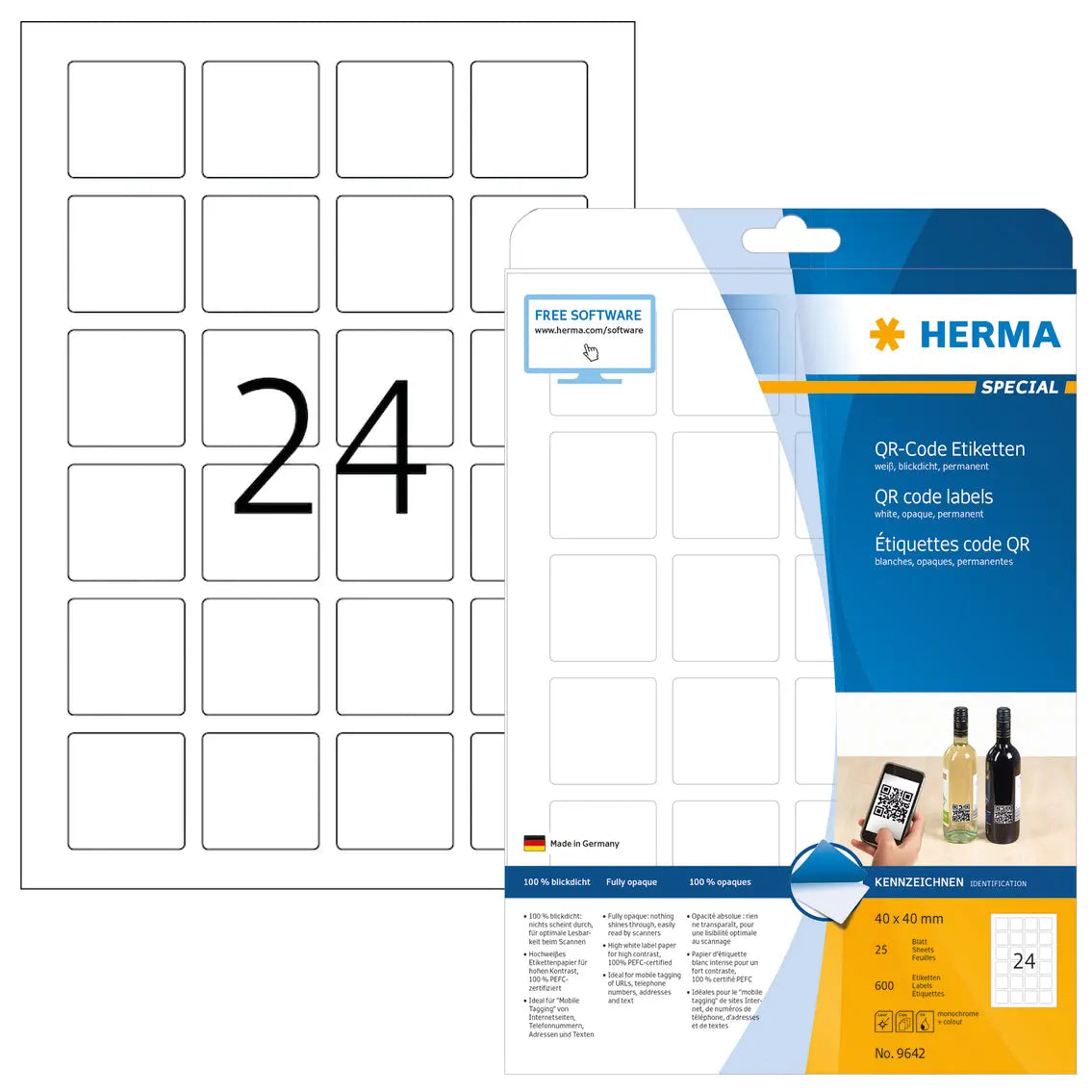 HERMA     QR-Code Etik. 9642 Idealshop