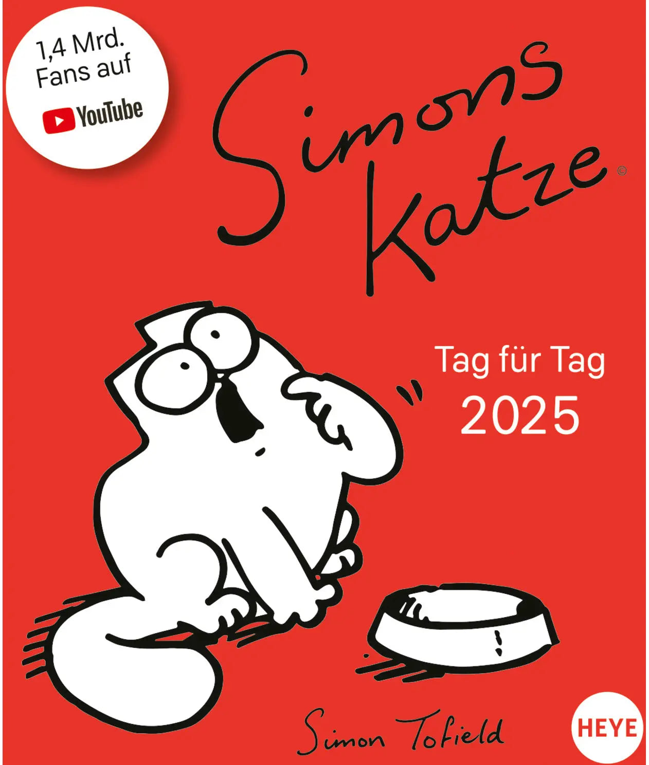 HEYE Abreisskal. Simons Katze 2025 Idealshop