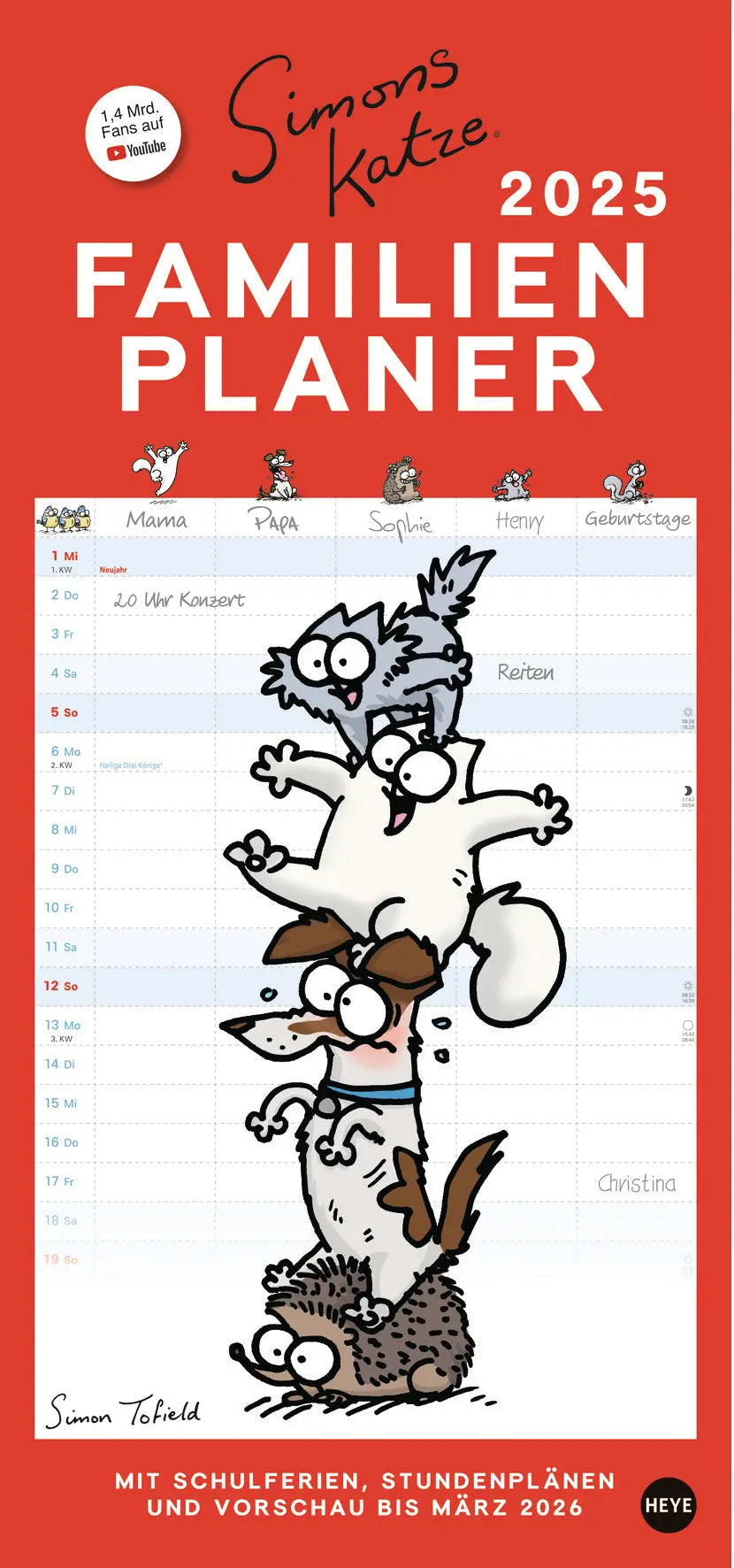 HEYE Familienpl. Simons Katze 2025 Idealshop