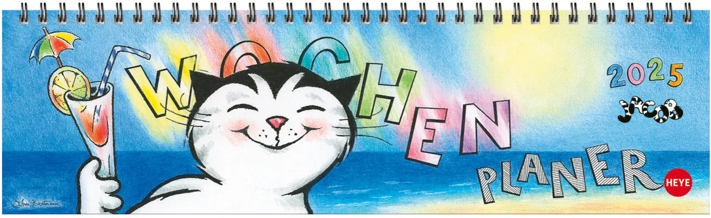 HEYE Wochenplaner Kater Jacob 2025 Idealshop