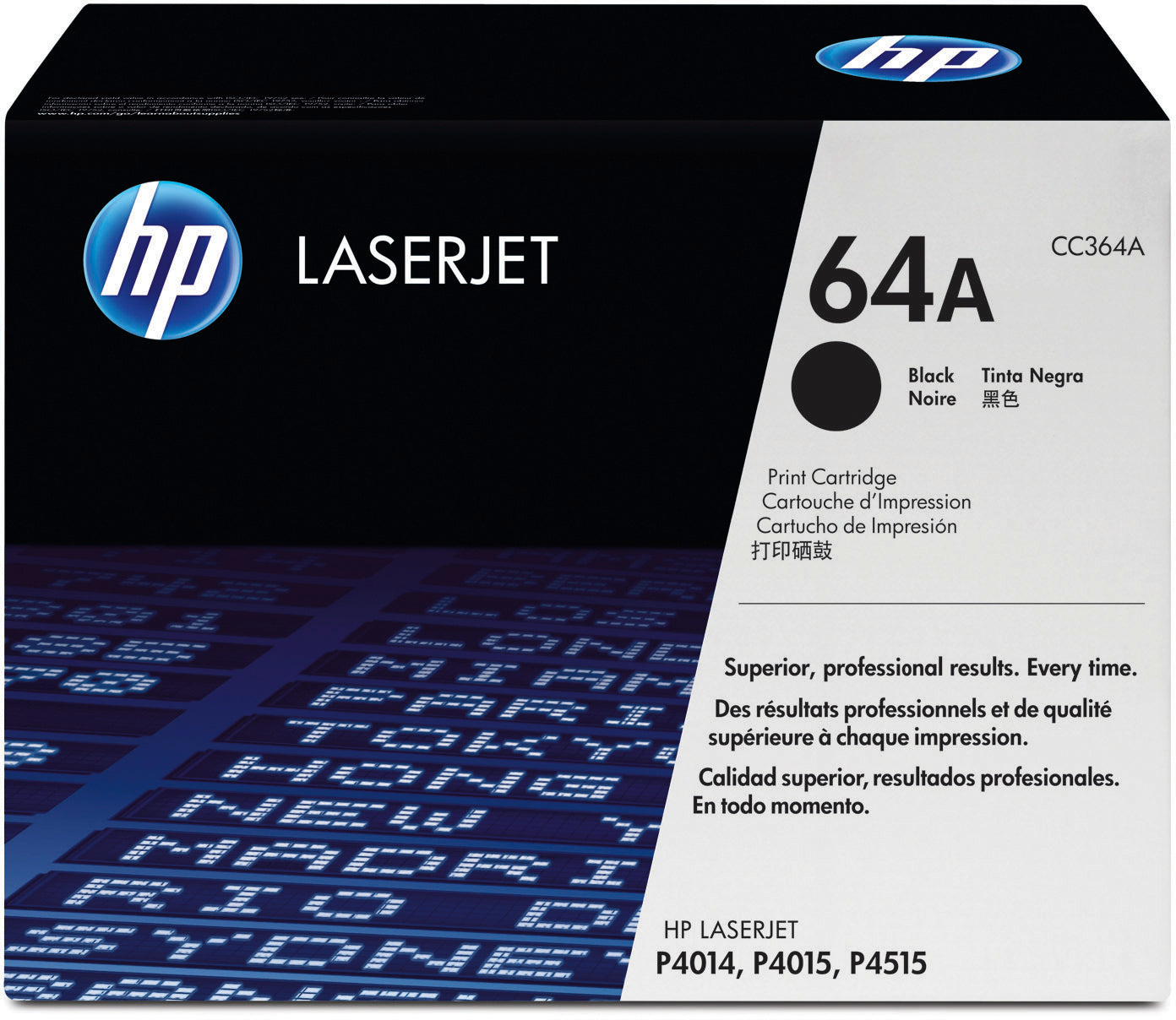 HP Toner-Modul 64A schwarz CC364A LaserJet P4014 10'000 Seiten Idealshop