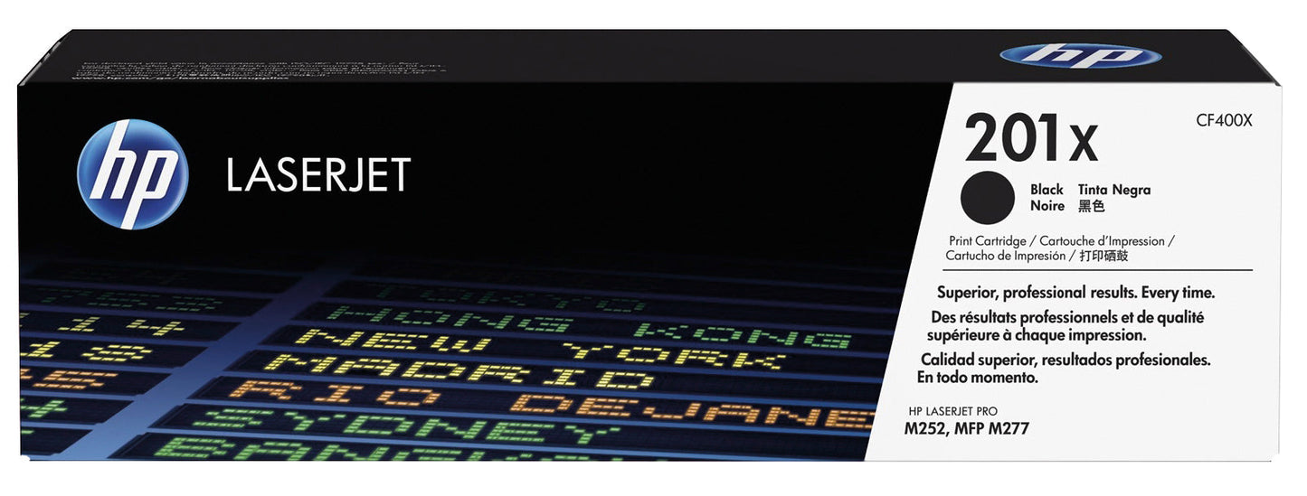 HP Toner-Modul 201X schwarz CF400X CLJ Pro M252/MFP277 2800 S. Idealshop