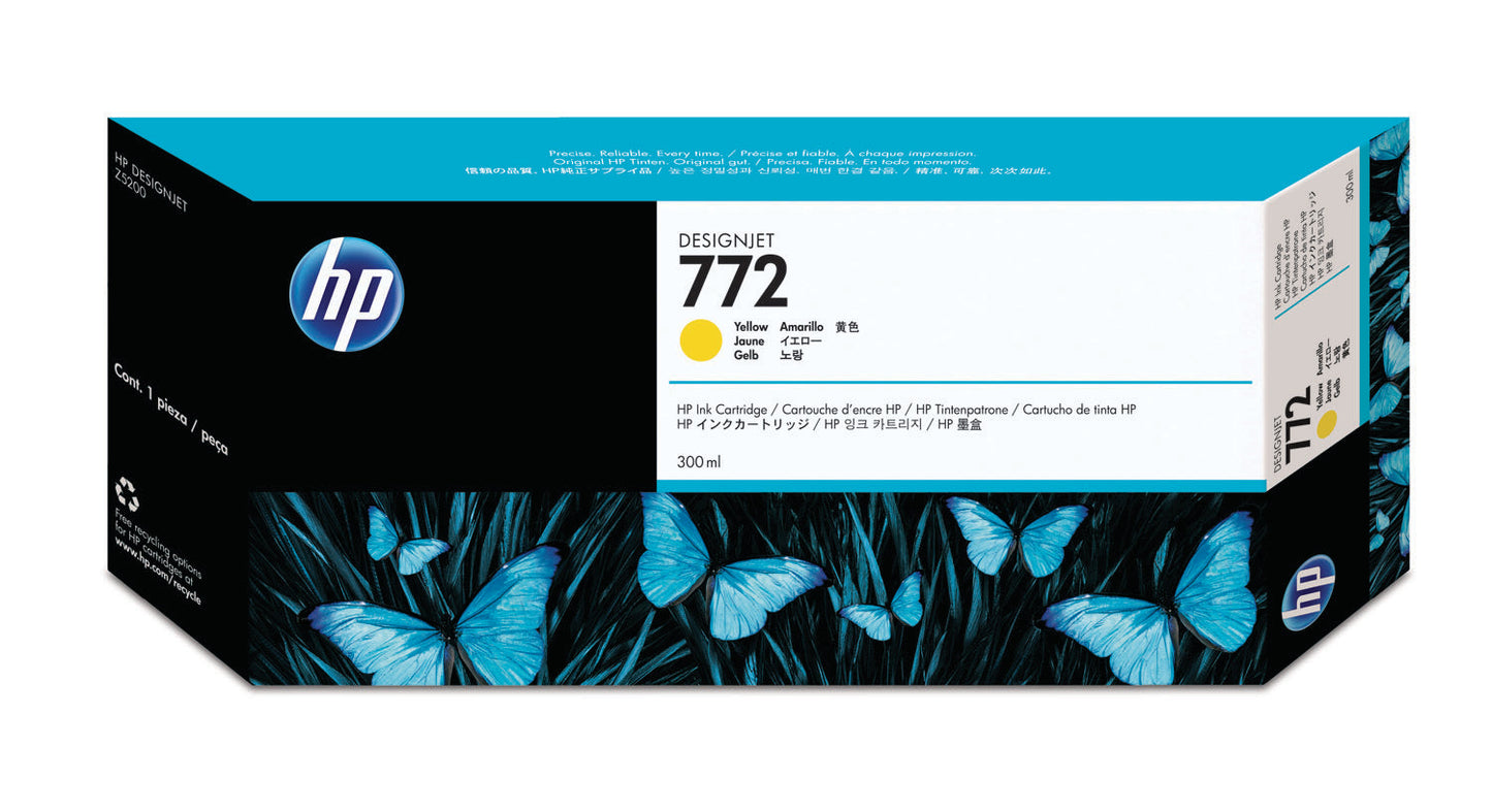 HP Tintenpatrone 772 yellow CN630A DesignJet Z5200 300ml Idealshop