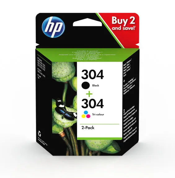 HP Combopack 304 BK/color 3JB05AE DeskJet 2620 120/100 Seiten Idealshop