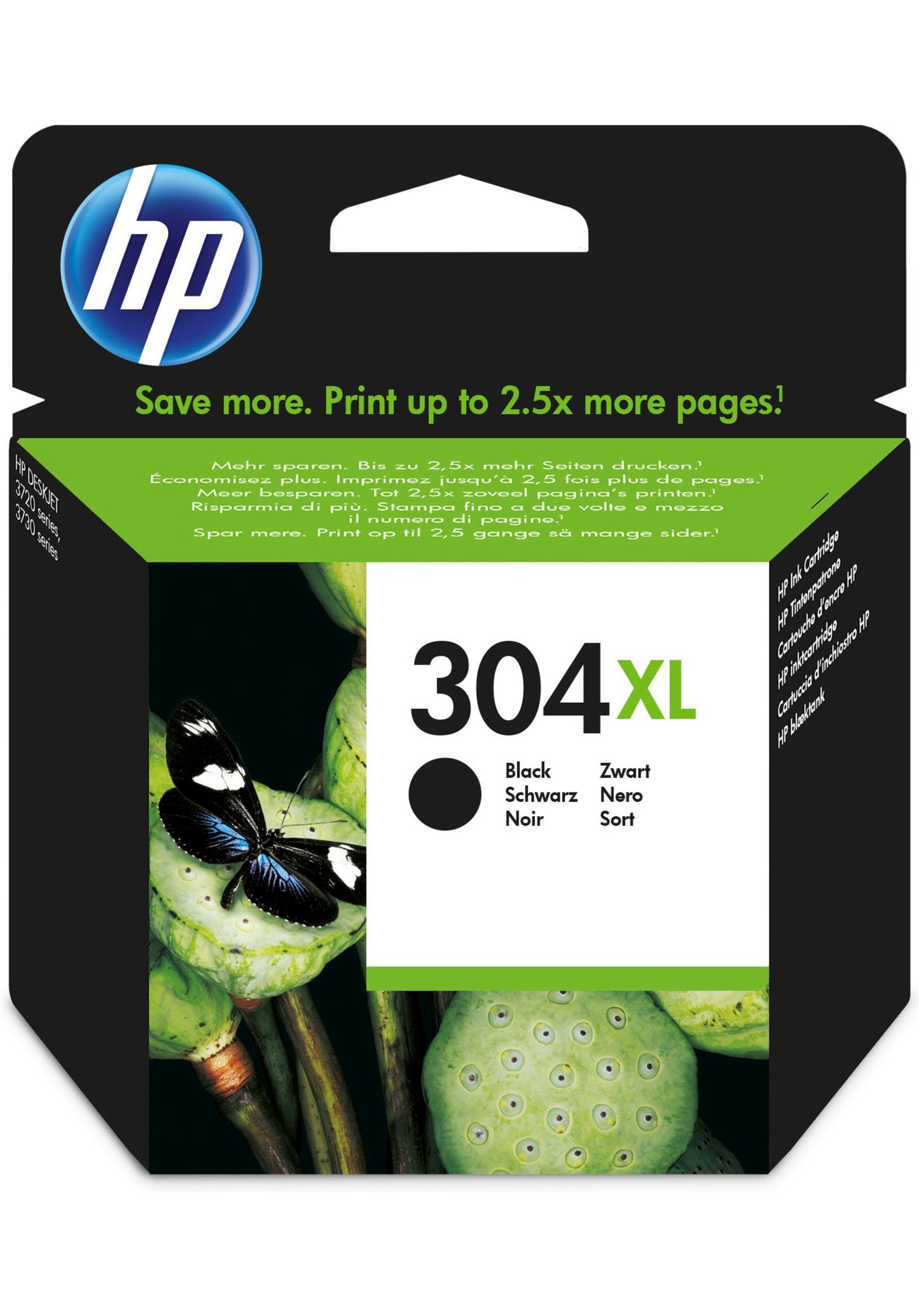 HP Tintenpatrone 304XL schwarz N9K08AE DeskJet 3720/30 300 Seiten Idealshop