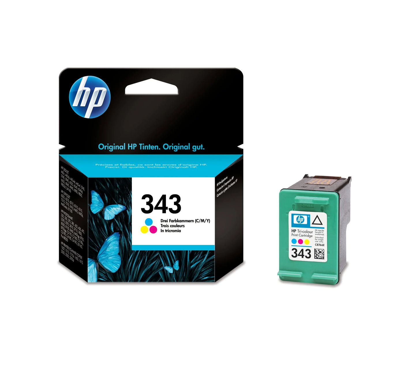 HP Tintenpatrone 343 color C8766EE Photosmart 325 260 Seiten Idealshop