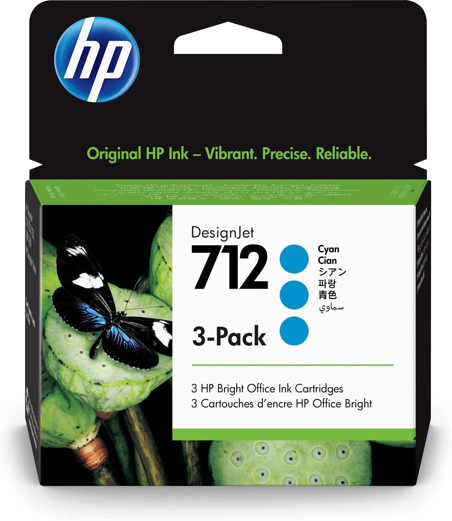 HP Tintenpatrone 712 cyan 3ED77A DesignJet T230/250/630 3x29ml Idealshop