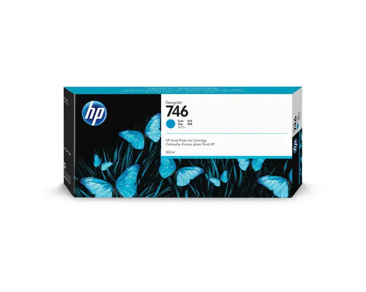 HP Tintenpatrone 746 cyan P2V80A DesignJet Z6 300ml Idealshop