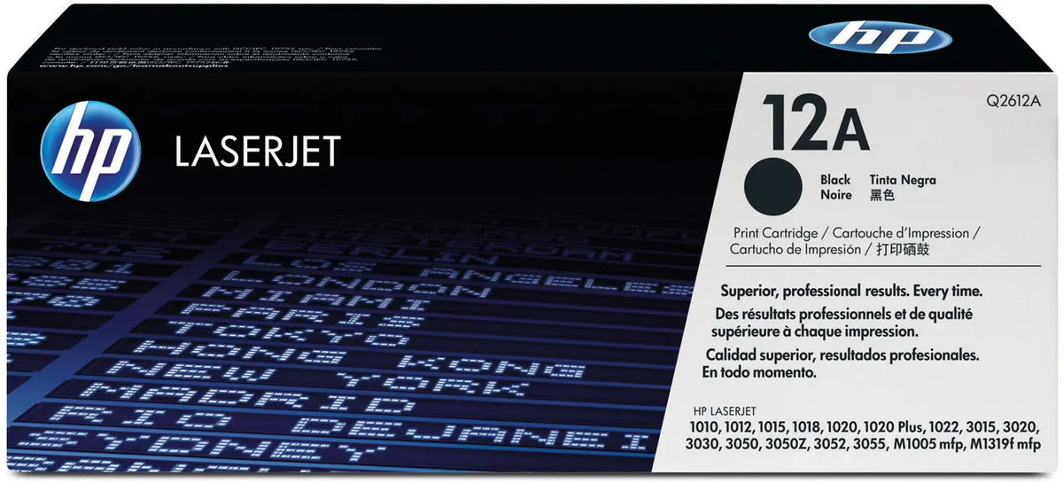 HP Toner-Modul 12A schwarz Q2612A LaserJet 1010 2000 Seiten Idealshop
