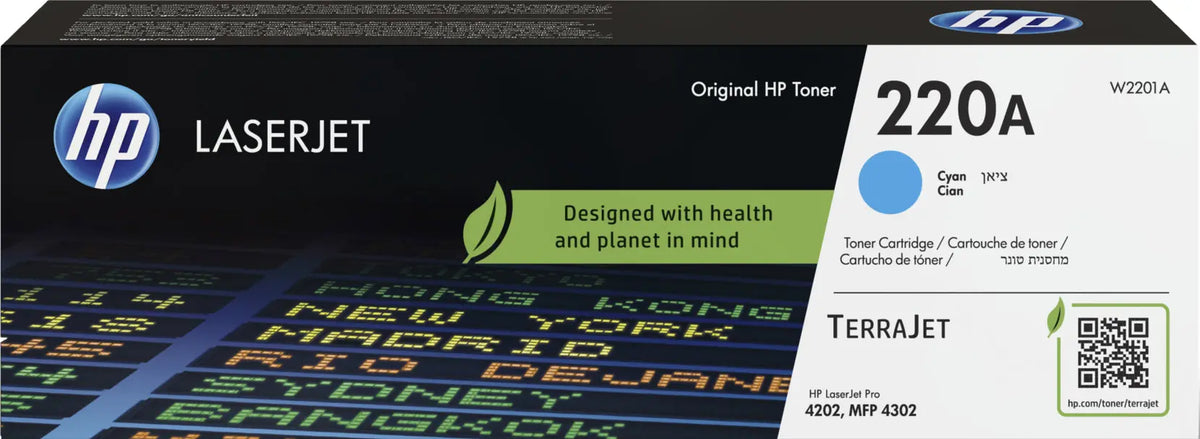 HP Toner-Modul 220A cyan W2201A CLJ Pro 4202/MFP 4302 1800 S. Idealshop
