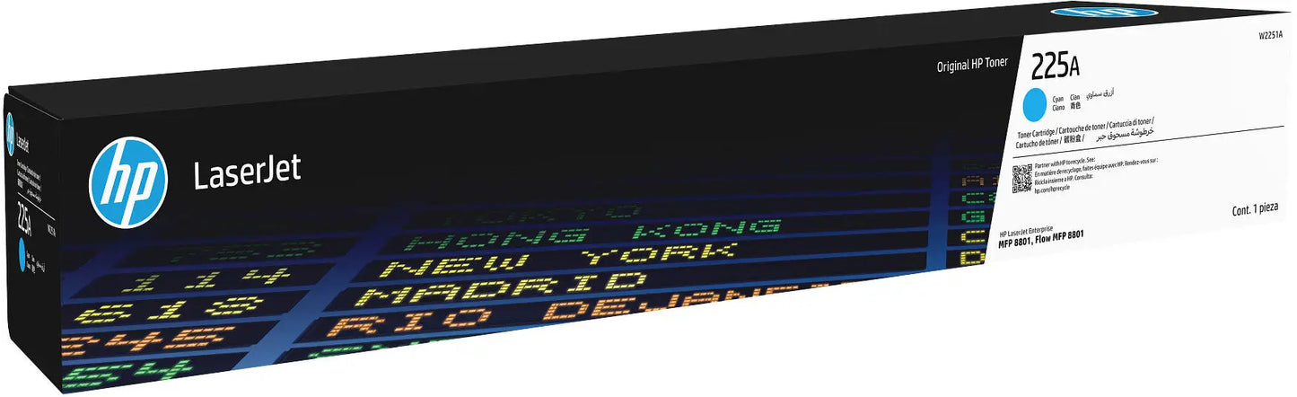 HP Toner-Modul 225A cyan W2251A CLJ Ent. MFP 8801dn 40'000 S. Idealshop