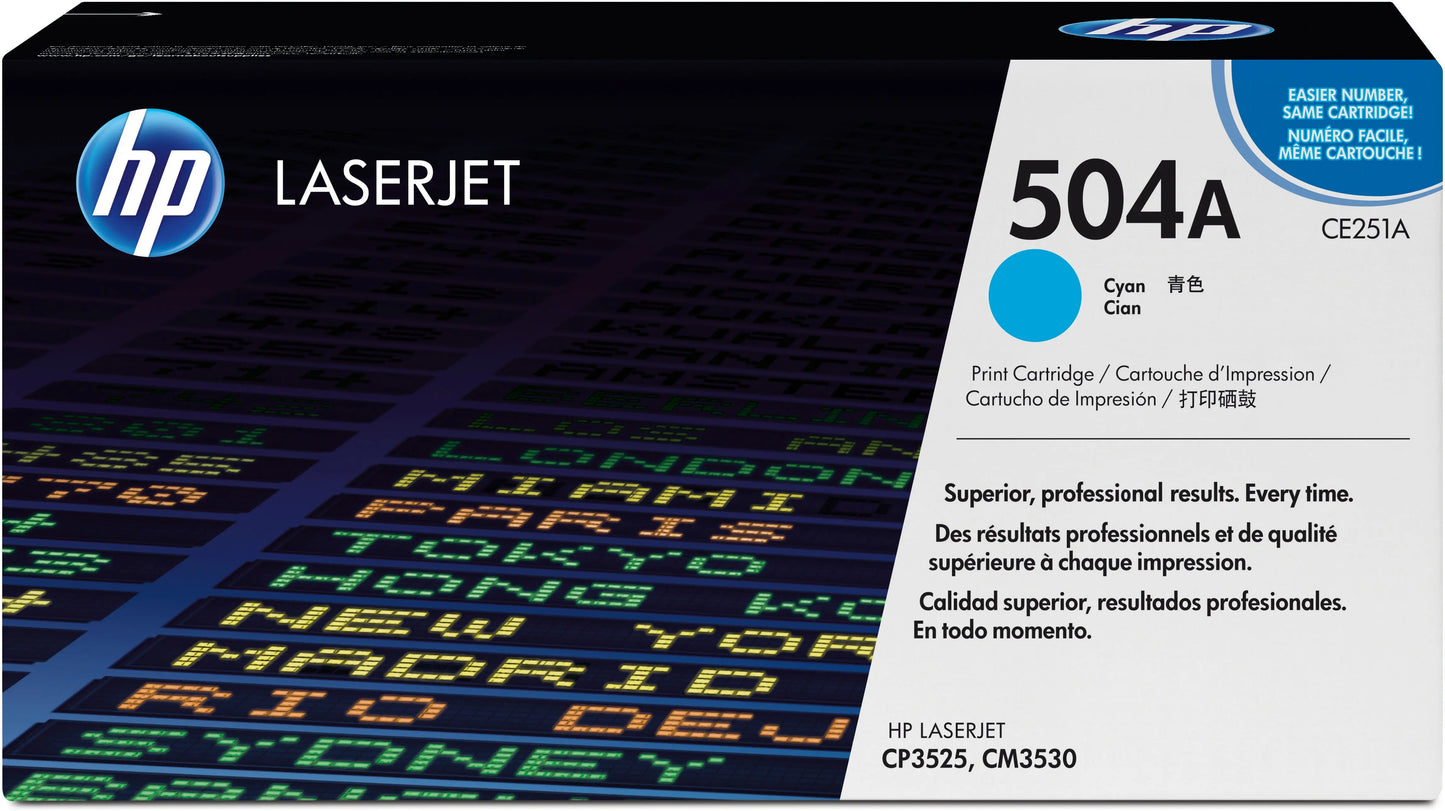 HP Toner-Modul 504A cyan Idealshop