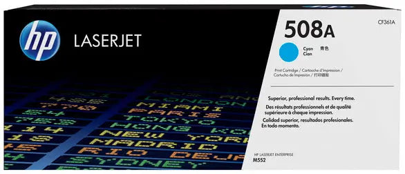 HP Toner-Modul 508A cyan CF361A CLJ Enterprise M552 5000 S. Idealshop