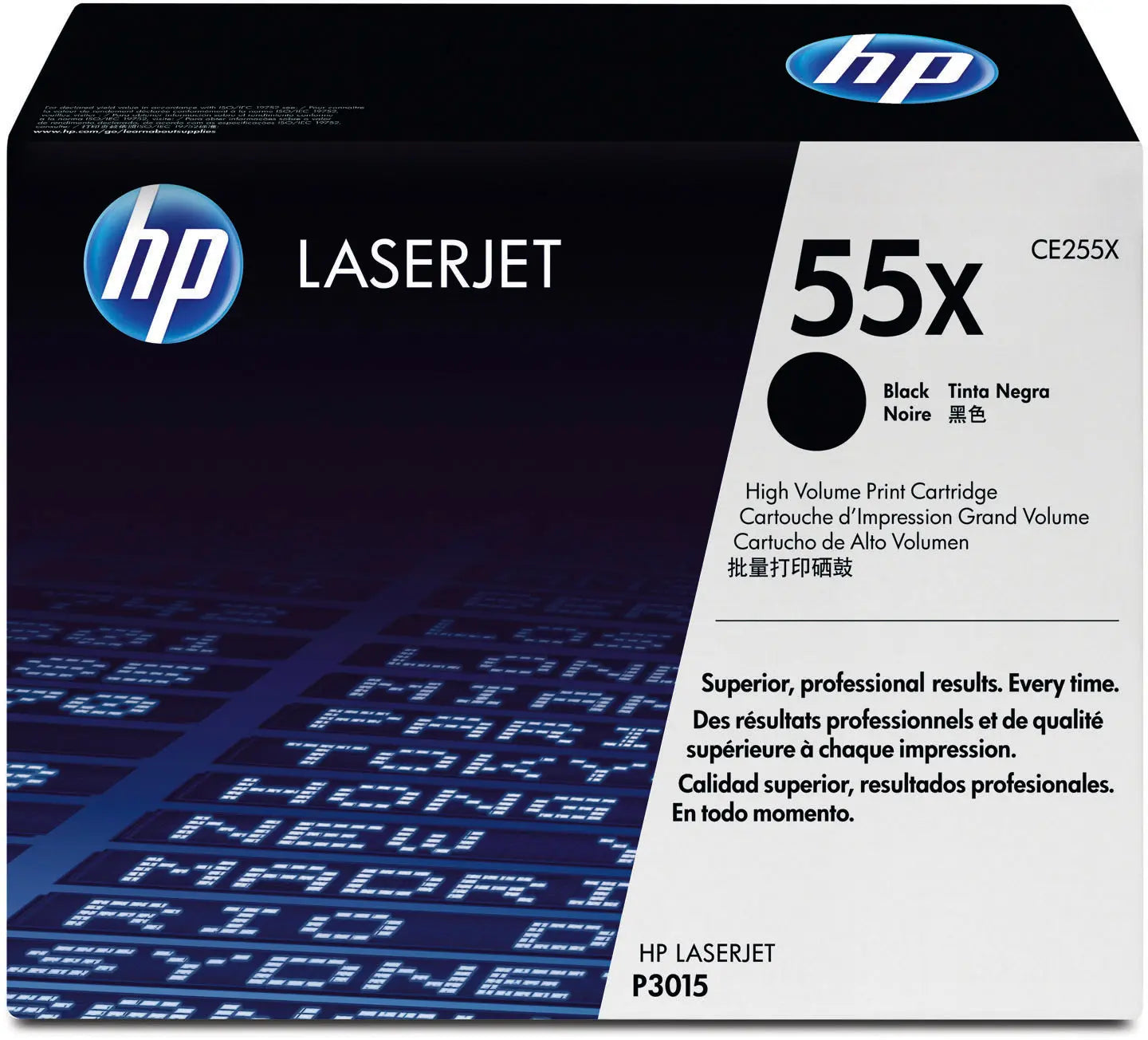 HP Toner-Modul 55X schwarz CE255X LaserJet P3015 12'500 Seiten Idealshop
