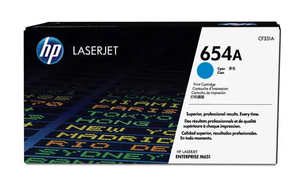 HP Toner-Modul 654A cyan CF331A CLJ Enterprise M651 15'000 S. Idealshop