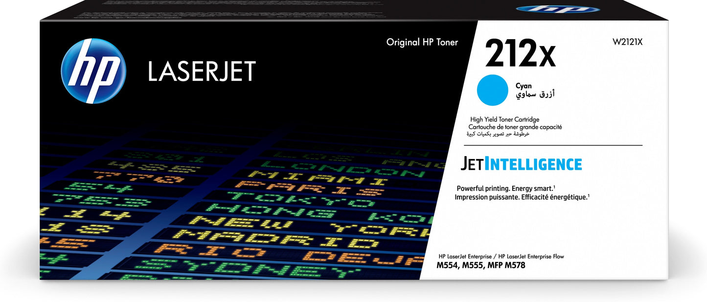 HP Toner-Modul 212X cyan W2121X CLJ Ent.M554/M555 10'000 S. Idealshop