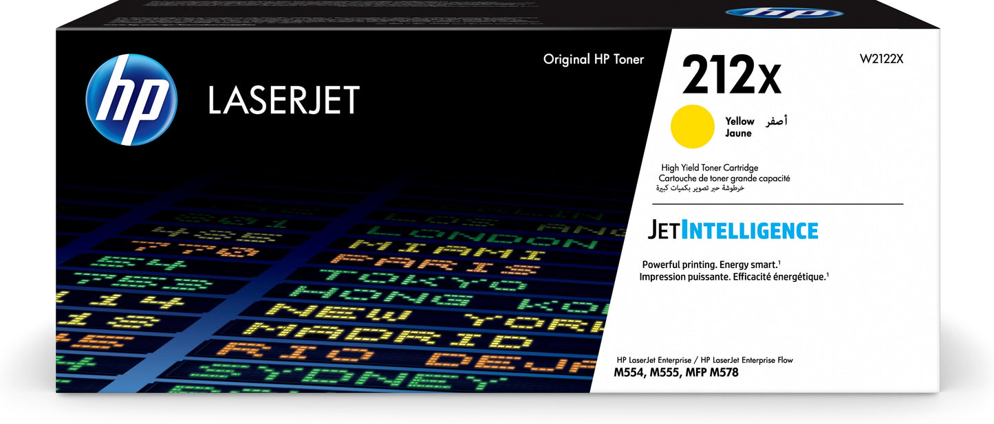 HP Toner-Modul 212X yellow W2122X CLJ Ent.M554/M555 10'000 S. Idealshop